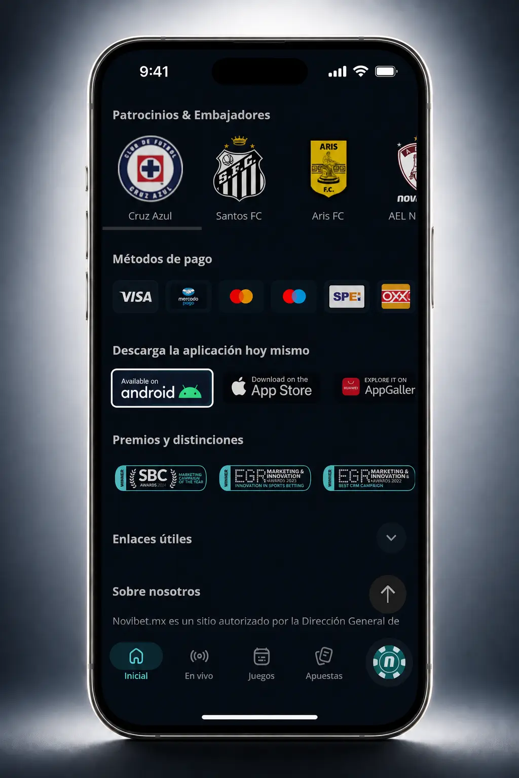Descarga e instala la app Novibet para Android desde el navegador Chrome en pocos pasos